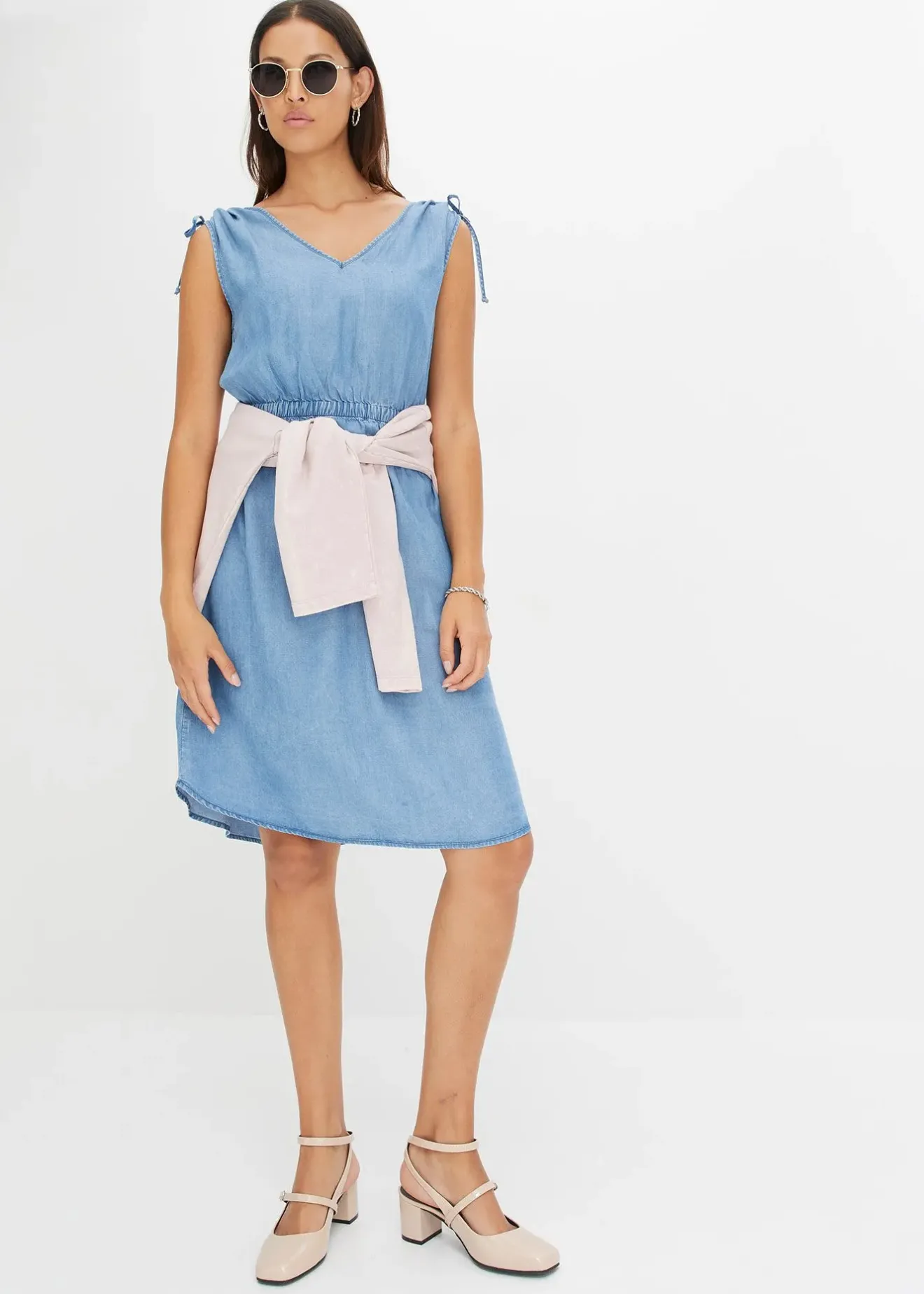 Femme bonprix Robes|Robe en Lyocell lisse