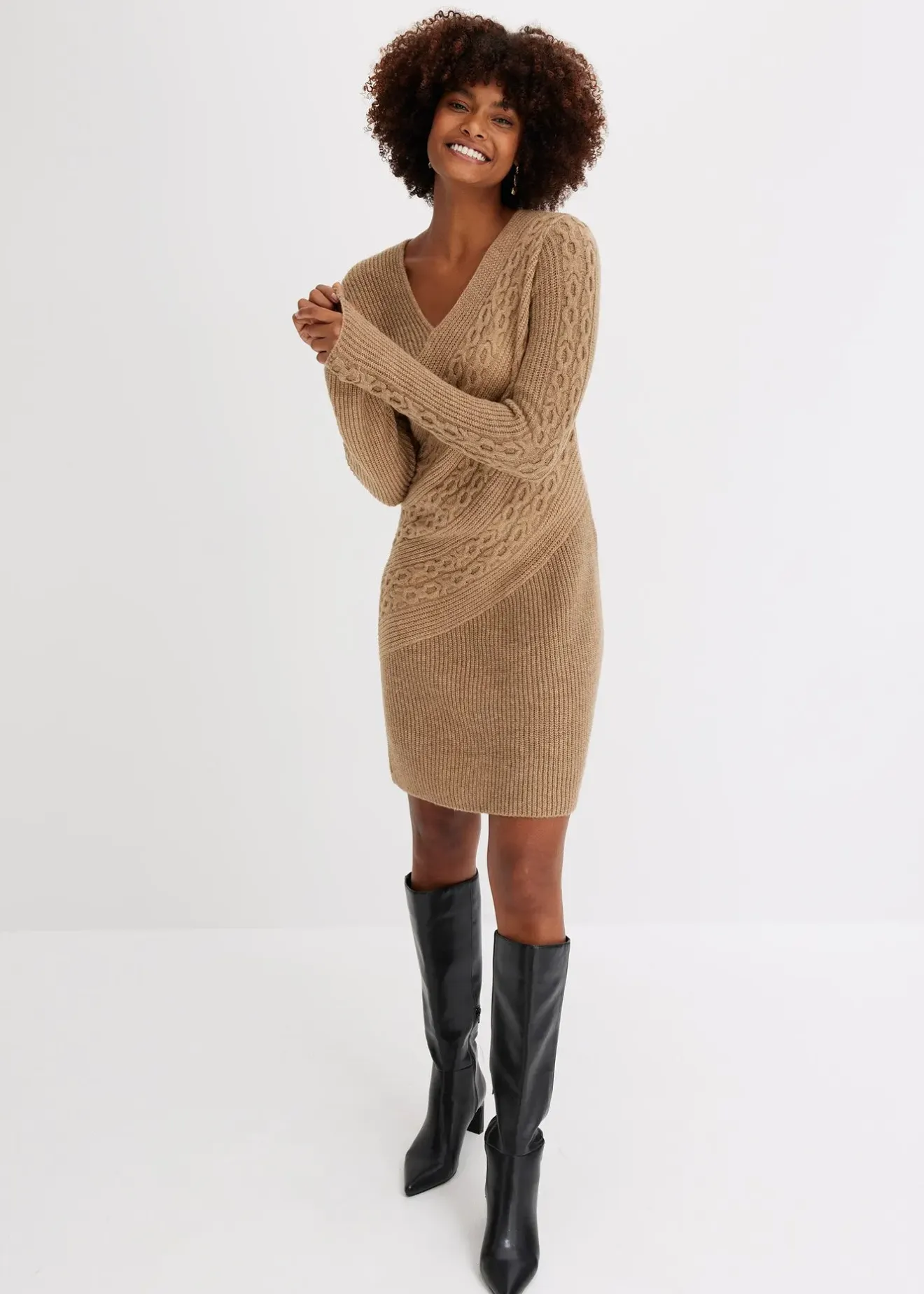 bonprix Robe en maille|Femme Maille|Robes