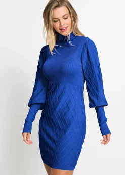 bonprix Robe en maille à col roulé|Femme Maille|Robes