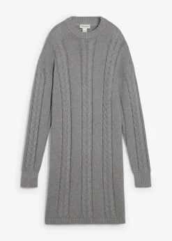 bonprix Robe en maille 100% coton|Femme Maille|Robes