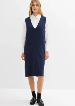 Femme bonprix Maille|Robes|Robe en maille 100% coton