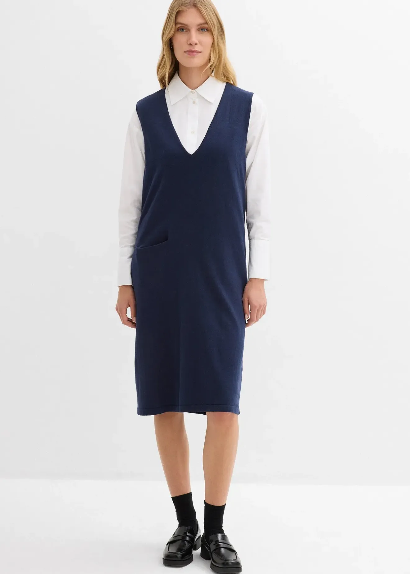 Femme bonprix Maille|Robes|Robe en maille 100% coton