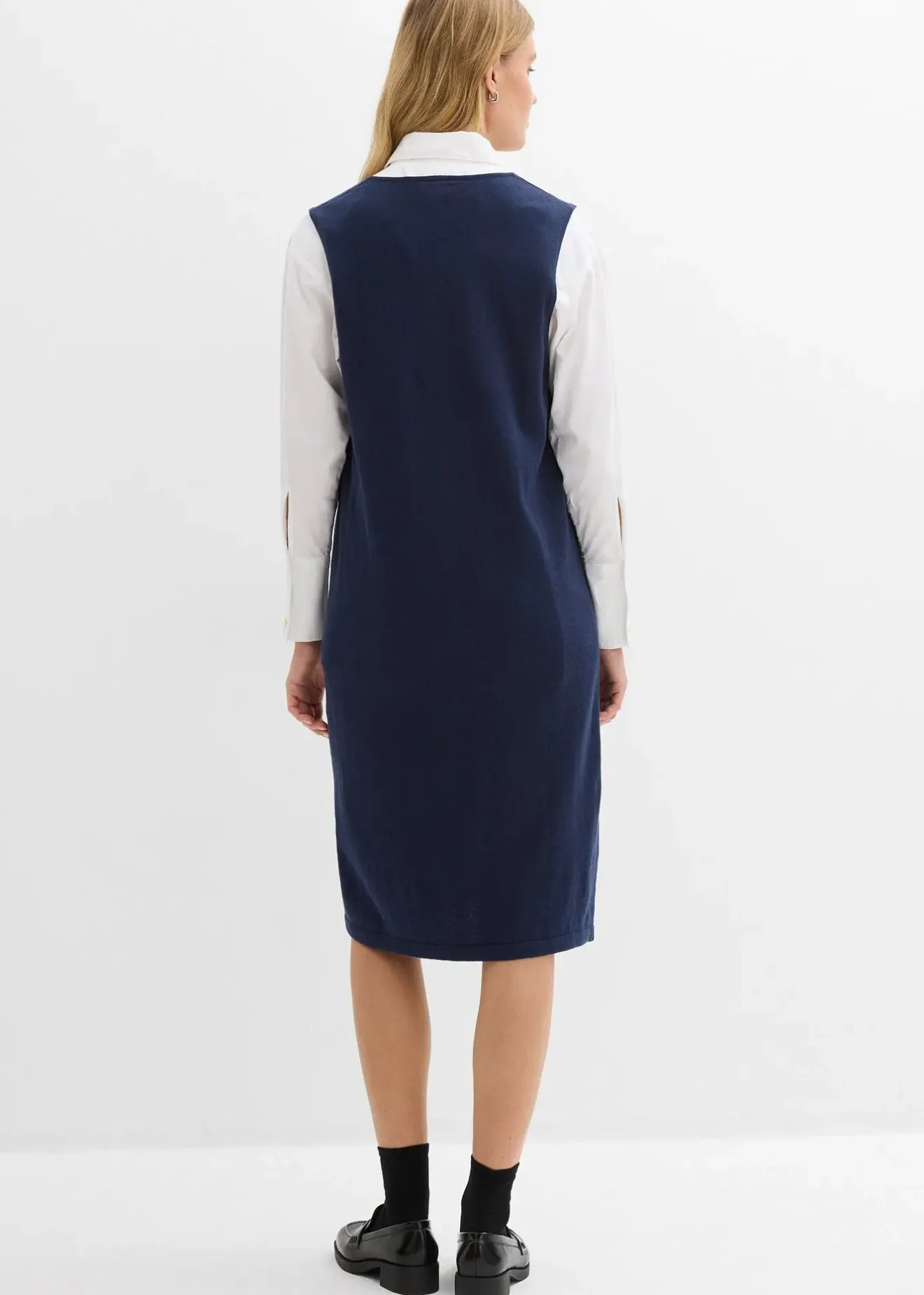 Femme bonprix Maille|Robes|Robe en maille 100% coton