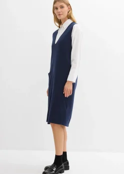 Femme bonprix Maille|Robes|Robe en maille 100% coton