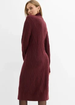 bonprix Robe en maille à motif torsadé|Femme Maille|Robes