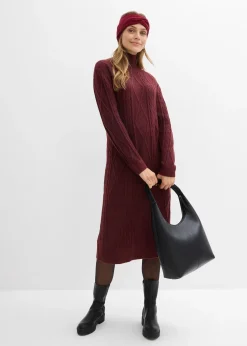 bonprix Robe en maille à motif torsadé|Femme Maille|Robes