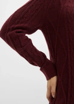 bonprix Robe en maille à motif torsadé|Femme Maille|Robes