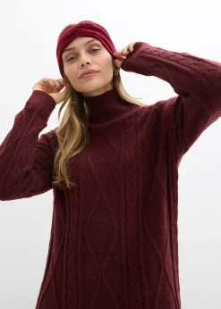 bonprix Robe en maille à motif torsadé|Femme Maille|Robes