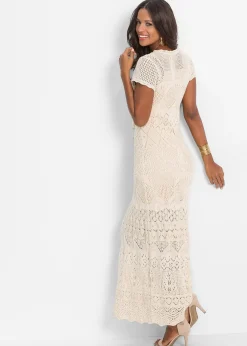 Femme bonprix Maille|Robe en maille ajourée