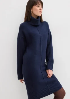 bonprix Robe en maille avec couture décorative|Femme Maille|Robes