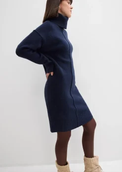 bonprix Robe en maille avec couture décorative|Femme Maille|Robes