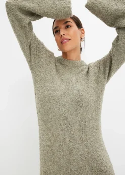 Femme bonprix Maille|Robes|Robe en maille bouclette