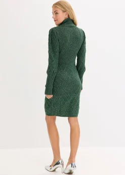 bonprix Robe en maille brillante|Femme Maille|Robes