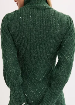 bonprix Robe en maille brillante|Femme Maille|Robes