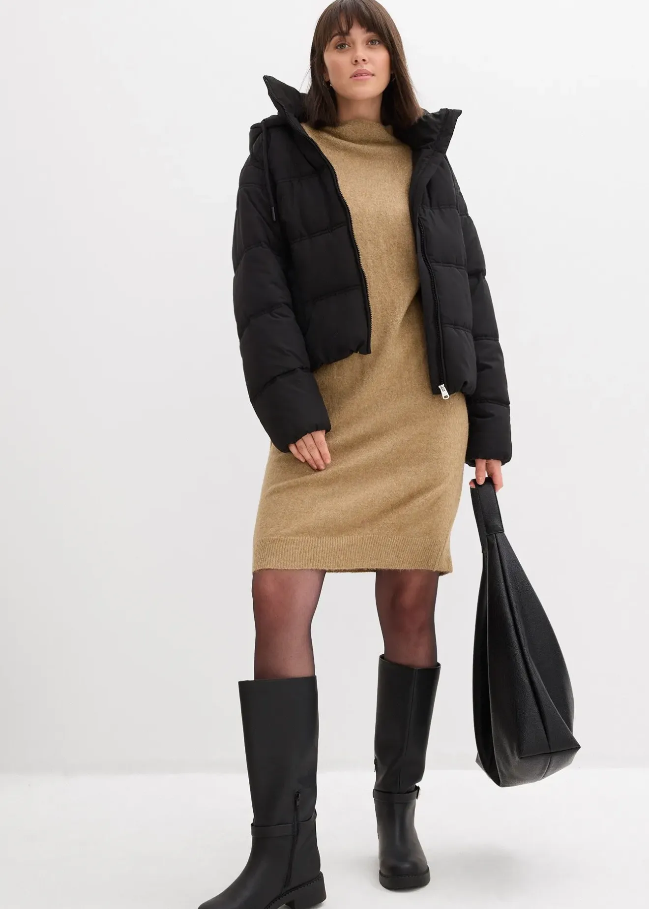 bonprix Robe en maille chinée|Femme Maille|Robes