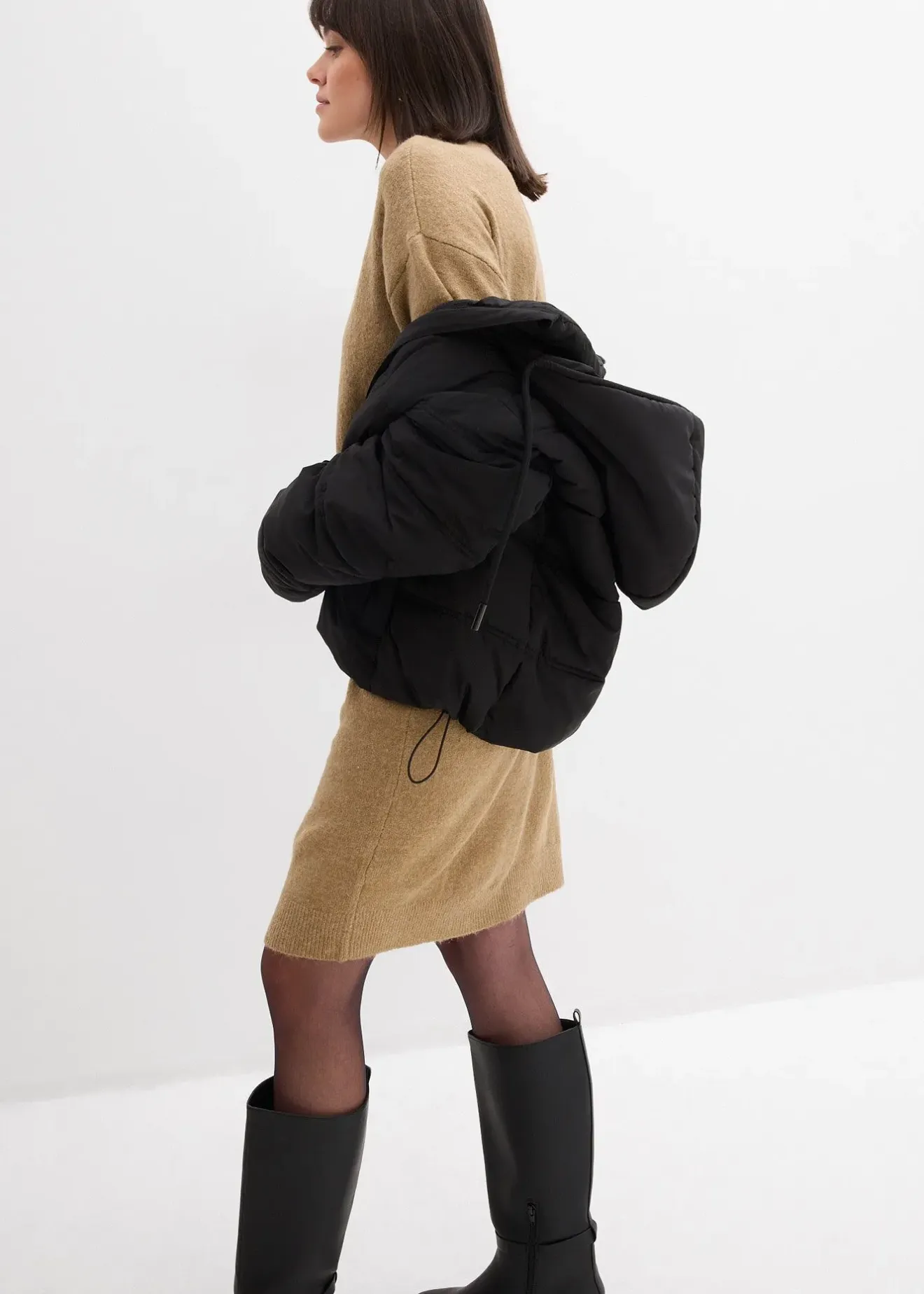 bonprix Robe en maille chinée|Femme Maille|Robes