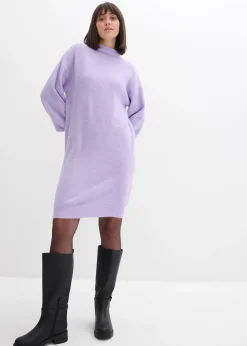 Femme bonprix Maille|Robes|Robe en maille chinée