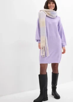 Femme bonprix Maille|Robes|Robe en maille chinée