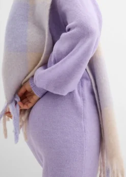 Femme bonprix Maille|Robes|Robe en maille chinée