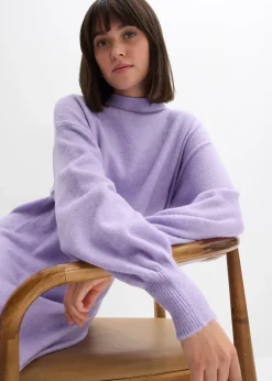 Femme bonprix Maille|Robes|Robe en maille chinée