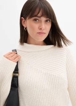 bonprix Robe en maille côtelée|Femme Maille|Robes