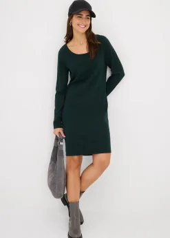 bonprix Robe en maille dans une coupe décontractée|Femme Maille|Basiques