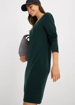 bonprix Robe en maille dans une coupe décontractée|Femme Maille|Basiques