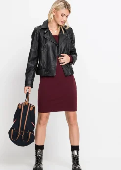 Femme bonprix Maille|Basiques|Robe en maille dans une coupe décontractée