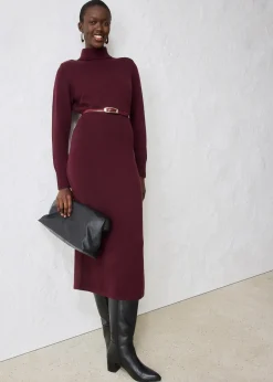 bonprix Robe en maille de laine mérinos|Femme Maille|Premium