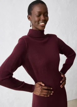 bonprix Robe en maille de laine mérinos|Femme Maille|Premium