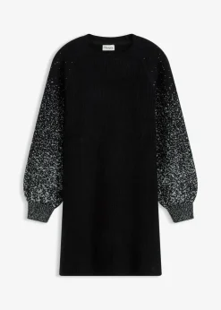 bonprix Robe en maille, effet brillant|Femme Maille|Robes