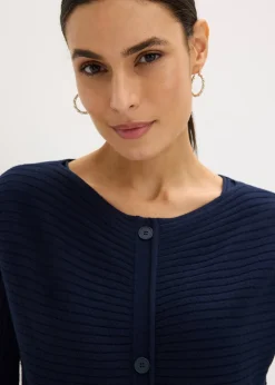 Femme bonprix Robes|Robe en maille et gilet sans manches (ens. 2 pces)