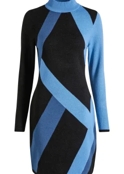 bonprix Robe en maille jacquard à rayures modernes|Femme Maille|Robes