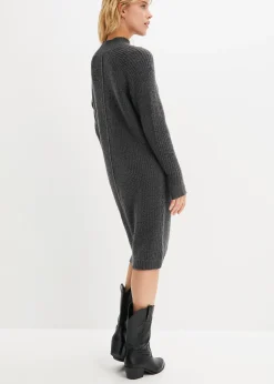 Femme bonprix Maille|Robes|Robe en maille longue derrière