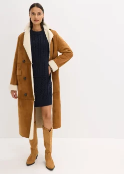 Femme bonprix Maille|Robes|Robe en maille torsadée