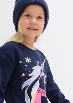 bonprix Robe en molleton 100% coton|Enfant Vêtements Enfant|Filles 2-8 Ans·Robes & Jupes