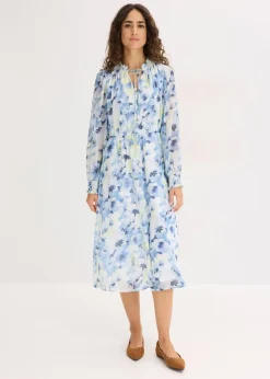 Femme bonprix Tailles Petite|Robe en mousseline