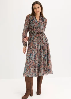 bonprix Robe en mousseline à imprimé paisley|Femme Robes
