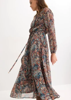 bonprix Robe en mousseline à imprimé paisley|Femme Robes