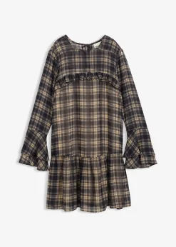 Femme bonprix Robes|Robe en mousseline à volants