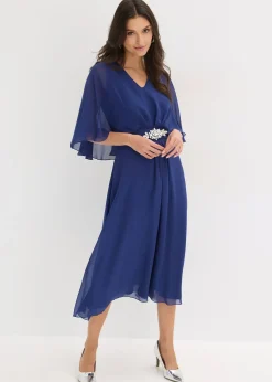 Femme bonprix Mode Festive|Robes|Robe en mousseline avec strass