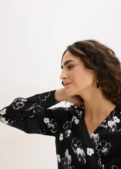 Femme bonprix Robes|Robe en satin fluide