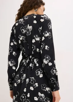 Femme bonprix Robes|Robe en satin fluide