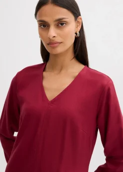 Femme bonprix Robes|Robe en twill lyocell fluide