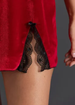 Femme bonprix Guêpières & Déshabillés|Dessous|Robe en velours