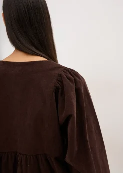 Femme bonprix Robes|Robe en velours côtelé