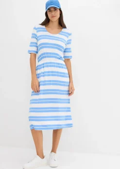 Femme bonprix Robes|Robe en viscose extensible