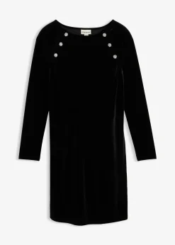 bonprix Robe festive de grossesse et d’allaitement en velours doux|Femme Femme Enceinte