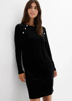 bonprix Robe festive de grossesse et d’allaitement en velours doux|Femme Femme Enceinte