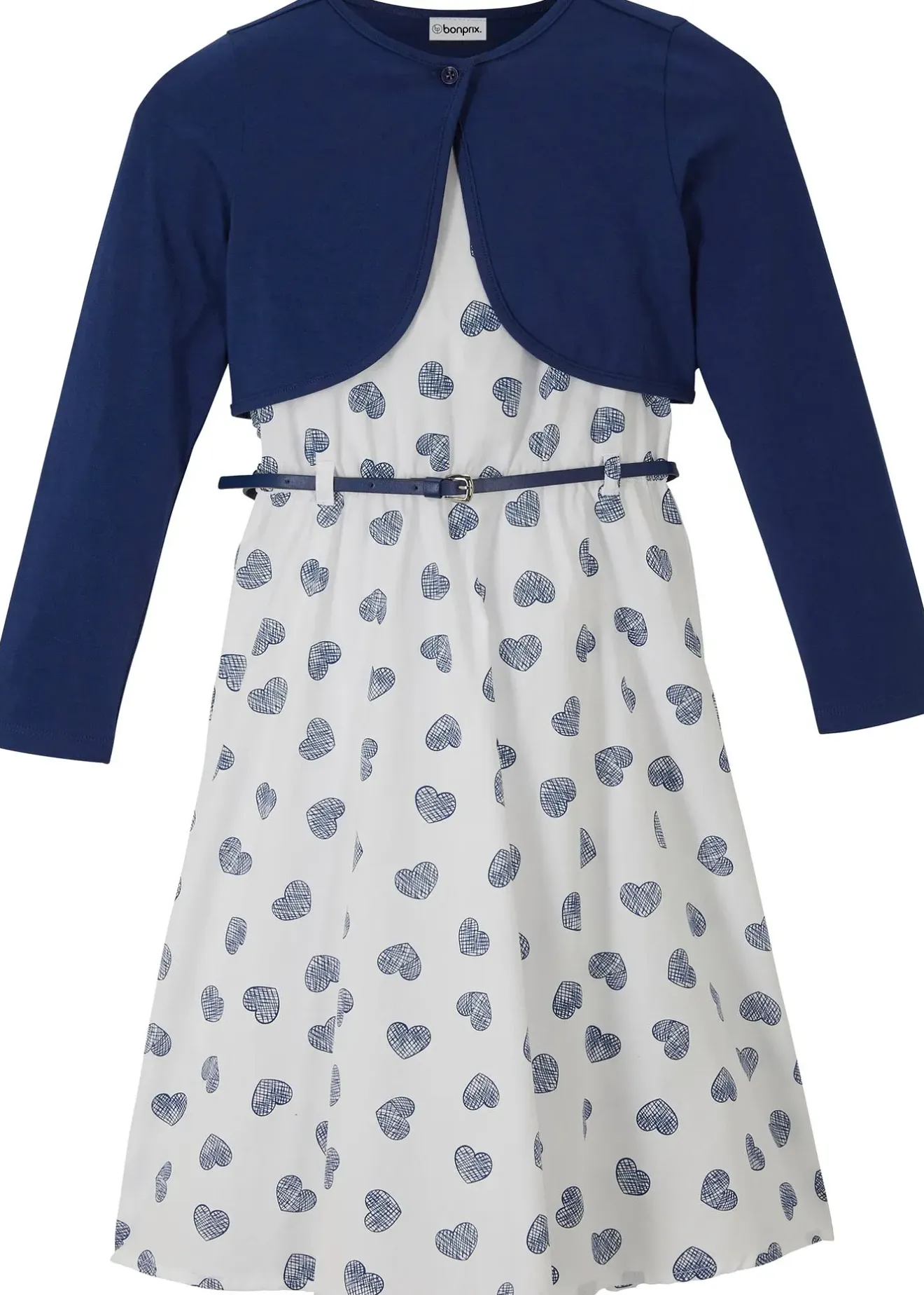 Enfant bonprix Vêtements Enfant|Filles 2-8 Ans·Robes & Jupes|Robe fille, boléro, ceinture (ens. 3 pces)